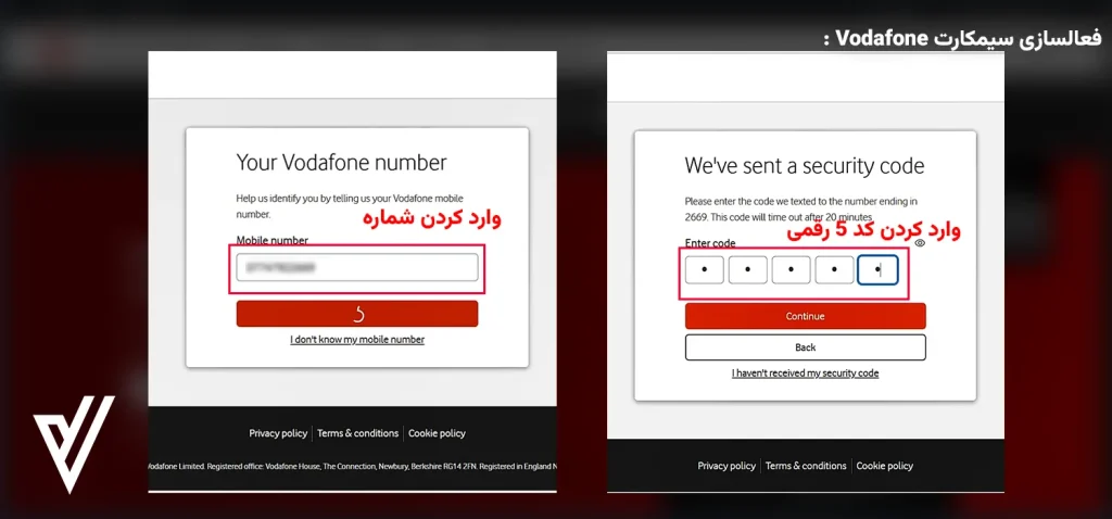آموزش فعال‌سازی سیم کارت Vodafone انگلیس (راهنمای کامل 2025)