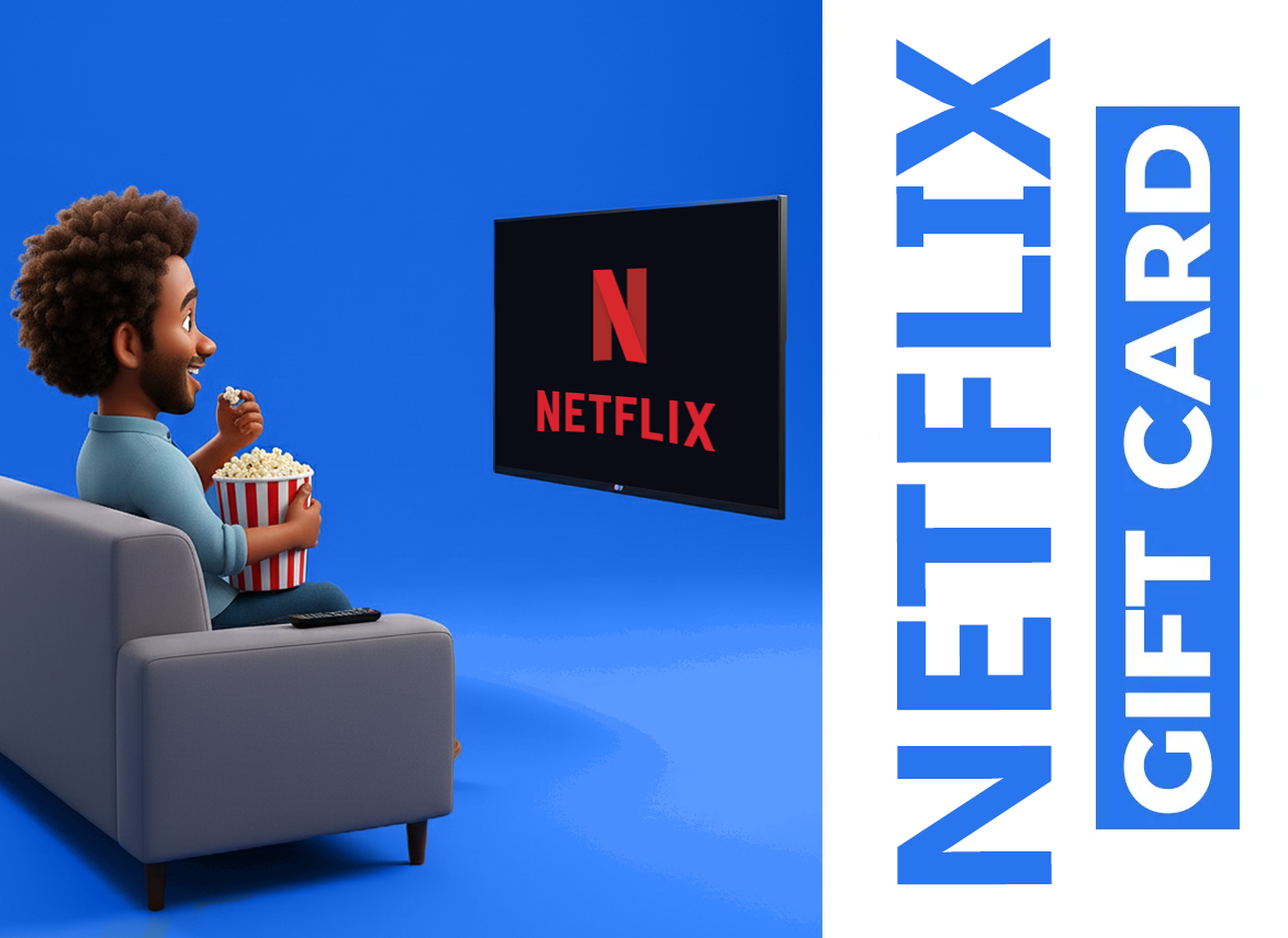 خرید گیفت کارت نتفلیکس Netflix gift card