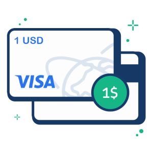 خرید ویزا کارت 1 دلاری