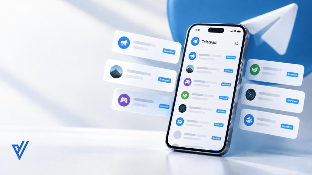 انتخاب کانال در Telegram Ads